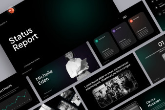 Report Status PowerPoint Template